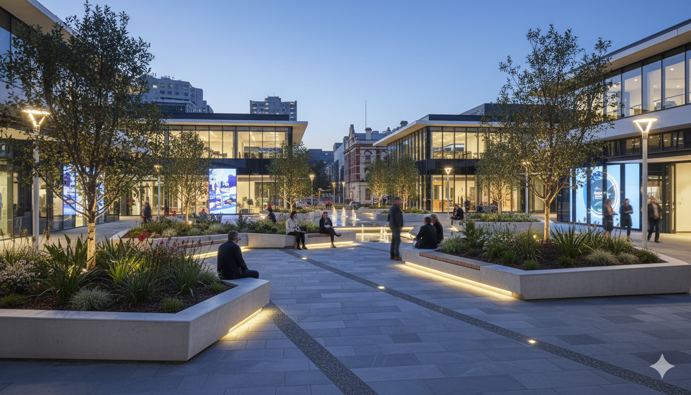 Commercial landscaping services