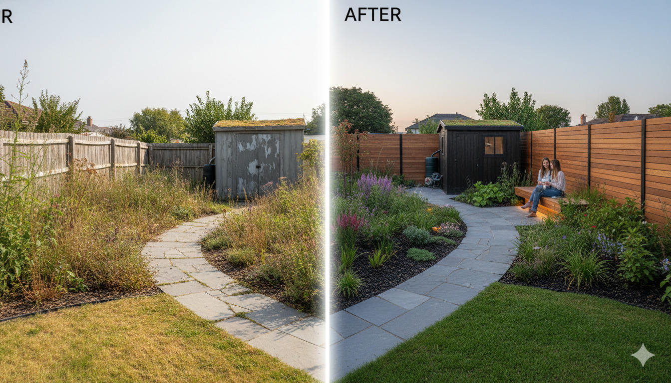 Garden renovation and redesign